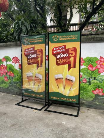 In Standee giá rẻ theo yêu cầu - LẤY NGAY TRONG NGÀY
