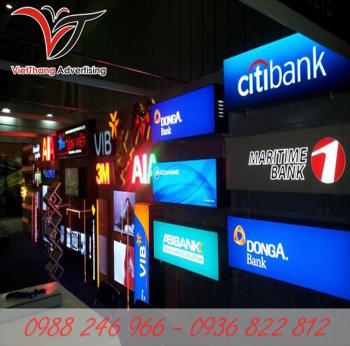 Các loại biển hộp đèn