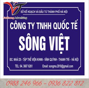 Biển Mica Cắt Dán Decal