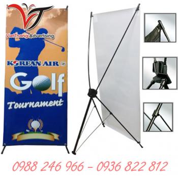 Cung cấp giá chữ x, baner cuốn