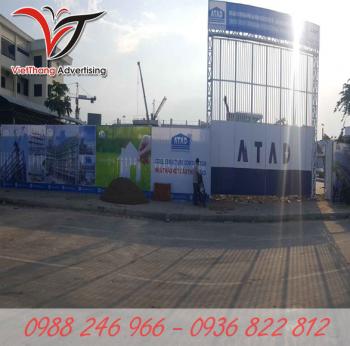 Biển quảng cáo bạt công trường xây dựng