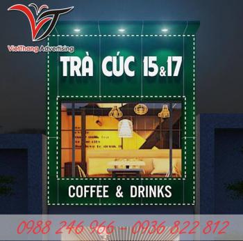 Làm biển quảng cáo coffee