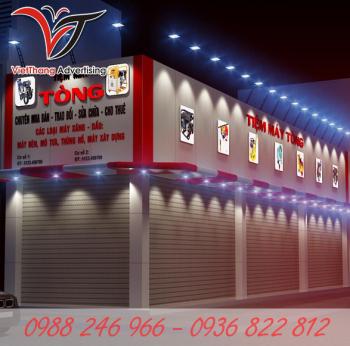Biển quảng cáo phụ tùng máy móc