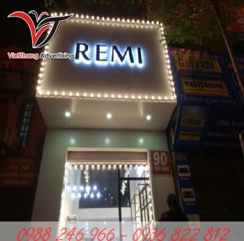Biển Aluminum gắn chữ nổi